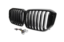 BMW X5 G05 2019–2026 Munuaismaskit 1 Bar LED (2023+, kiiltävän musta) kuva 7