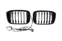 BMW X3 G01 2018– Munuaismaskit 1 Bar LED (2018-2021, kiiltävä musta) kuva 6