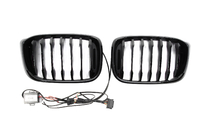 BMW X4 G02 2018– Munuaismaskit 1 Bar LED (2018-2021, kiiltävä musta) kuva 6