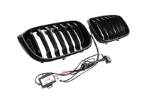 BMW X4 G02 2018– Munuaismaskit 1 Bar LED (2018-2021, kiiltävä musta) kuva 8