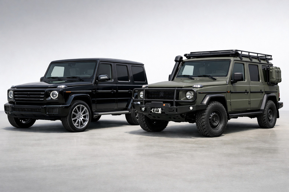 Mercedes G-Class W463A vs W464: siviili- ja ammatti-G-Classin erot