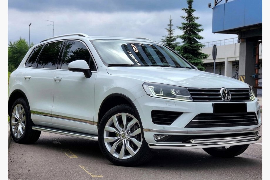 Volkswagen Touareg 2010–2018 Etuputki ST014 (ruostumaton teräs) Image