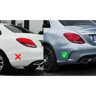 Takaroiskeläpät Premium (AMG-Line, 2 kpl) kuva 2