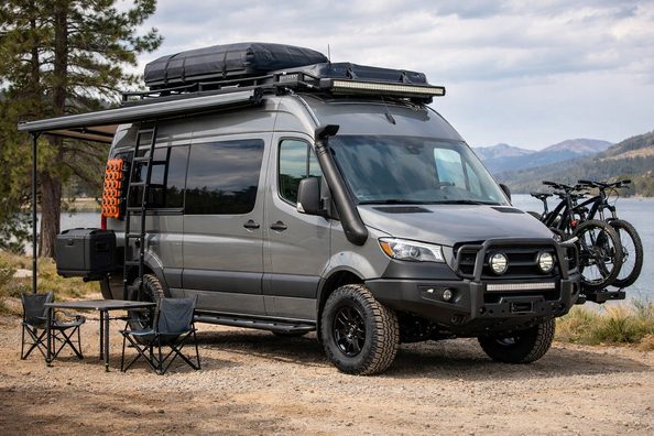 Mitä varusteita Mercedes Sprinter W907/W910 tarvitsee matkailuun