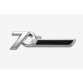 Embleemi Toyota 70 vuotta (22 cm x 6,3/2,5 cm)