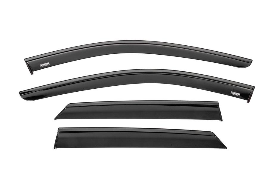 Mercedes ML W164 2005–2011 Ikkunatuuliohjaimet mustalla listalla Niken Luxury (4 kpl) Kuva 1