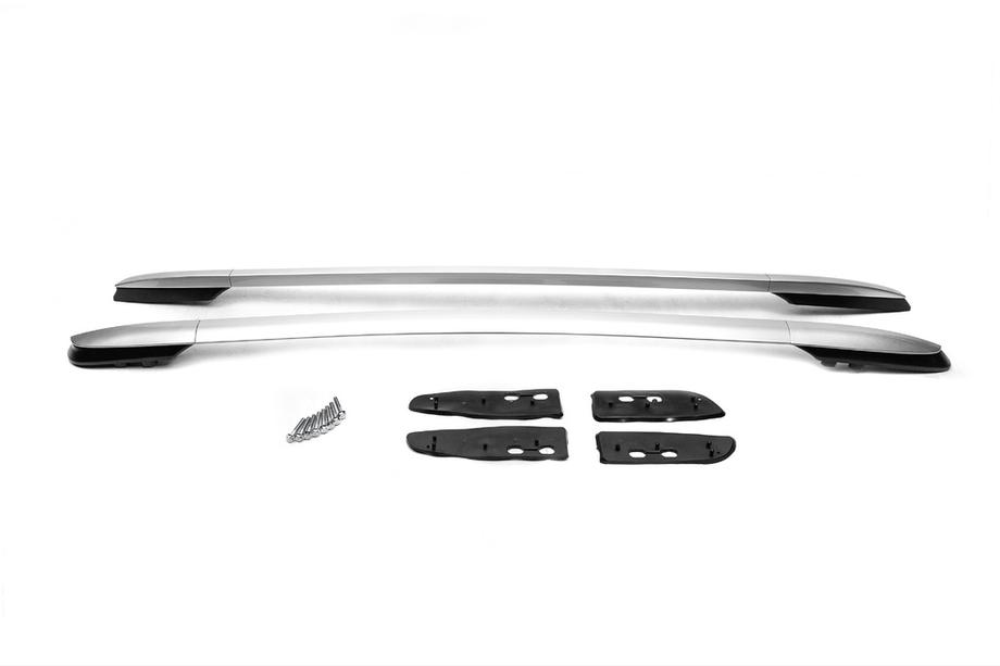 Toyota Rav 4 2013–2018 Harmaat OEM-kattokaiteet (alumiini) Kuva 9