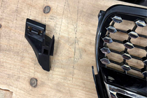 Mercedes GLE/ML class W166 2011–2018 B-laatu tuning-säleikkö Diamond Black (GLE) kuva 3