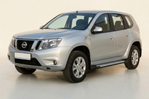 Nissan Terrano 2014– Allmond Grey -sivukynnykset (2 kpl, alumiini) kuva 1