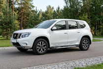 Nissan Terrano 2014– Sunrise sivuportaat (2 kpl, alumiini) kuva 1