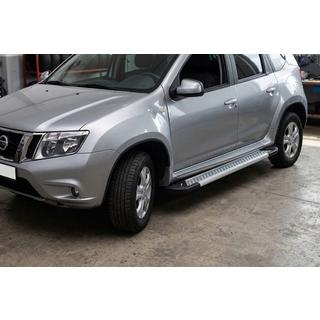 Sivuaskelmat Vision New Grey (2 kpl, alumiini) kuva 1