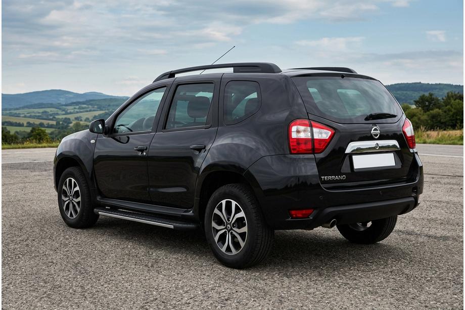 Nissan Terrano 2014– Bosphorus Grey sivuaskelmat (2 kpl, alumiini) Image