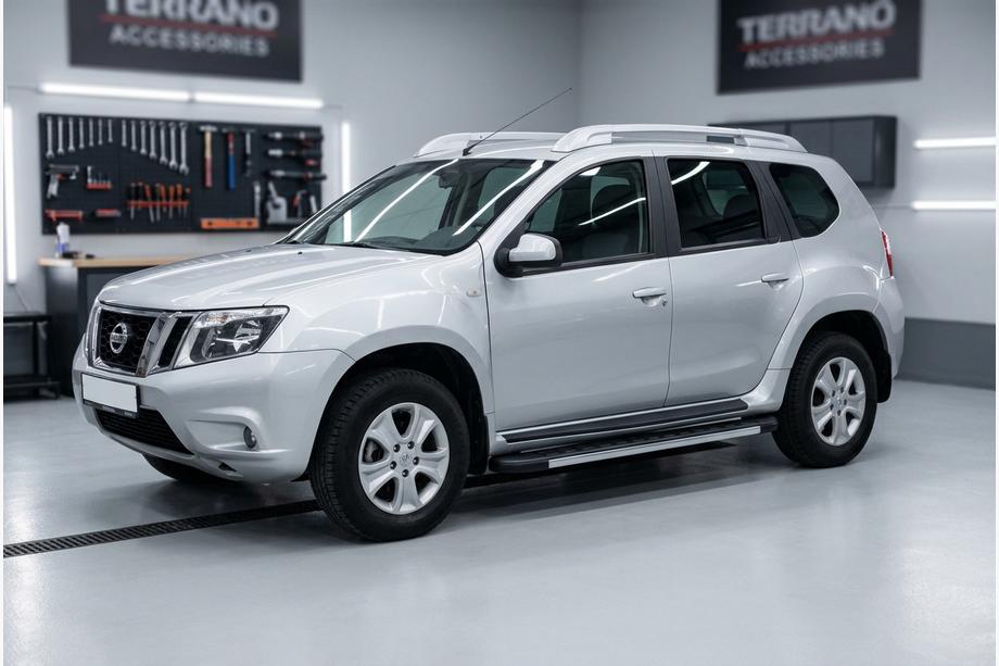 Nissan Terrano 2014– Duru sivuportaat (2 kpl, alumiini) Image