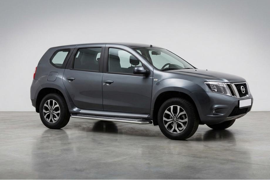 Nissan Terrano 2014– Sivuastinlaudat Maydos V2 (2 kpl, alumiini/ruostumaton teräs) Image