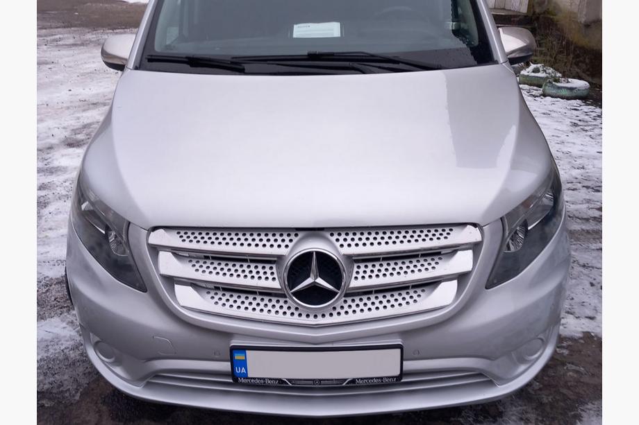 Mercedes Vito/V-class W447 2014– Etusäleikön listat 2014-2020 (5 kpl, ruostumaton teräs) Image