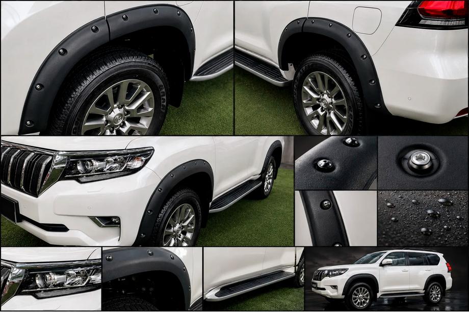 Toyota Land Cruiser Prado 150 2009–2023 Lokasuojan levikesarja (6 kpl) Kuva 1