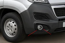 Fiat Ducato 2006–2025 Sumuvalojen kromikehykset (4 kpl, ruostumaton teräs) kuva 1