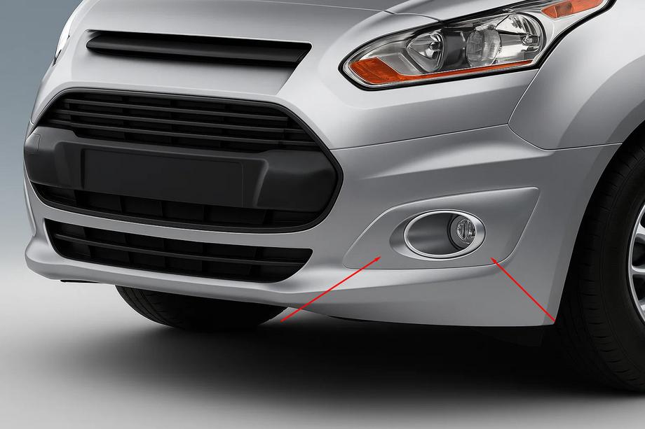 Ford Connect 2014–2021 Sumuvalojen kehykset (2 kpl, ruostumaton teräs) Image