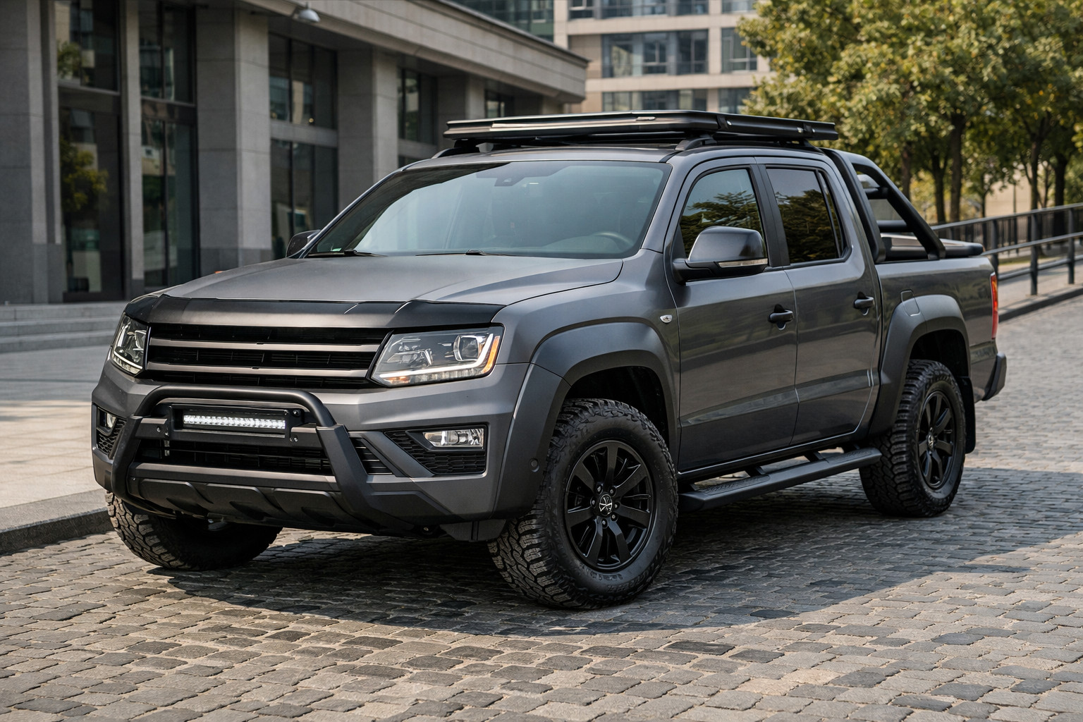 Volkswagen Amarokin lähtöpäivitys kaupunkiin ilman halpaa pröystäilyä