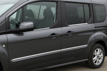 Ford Connect 2014–2021 Ikkunoiden alalistat (4 kpl, ruostumaton teräs) kuva 1