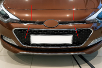 Hyundai I-20 2014–2020 Maskin listat 2014-2018 (2 kpl, ruostumaton teräs) kuva 1