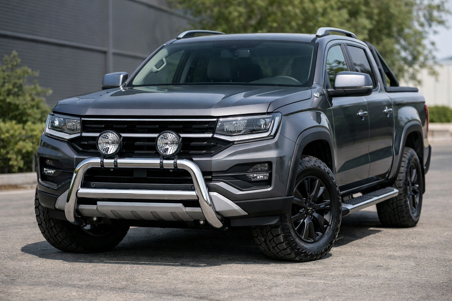 Etusuoja, bullbar vai korisarja Volkswagen Amarok: mistä aloittaa päivitys