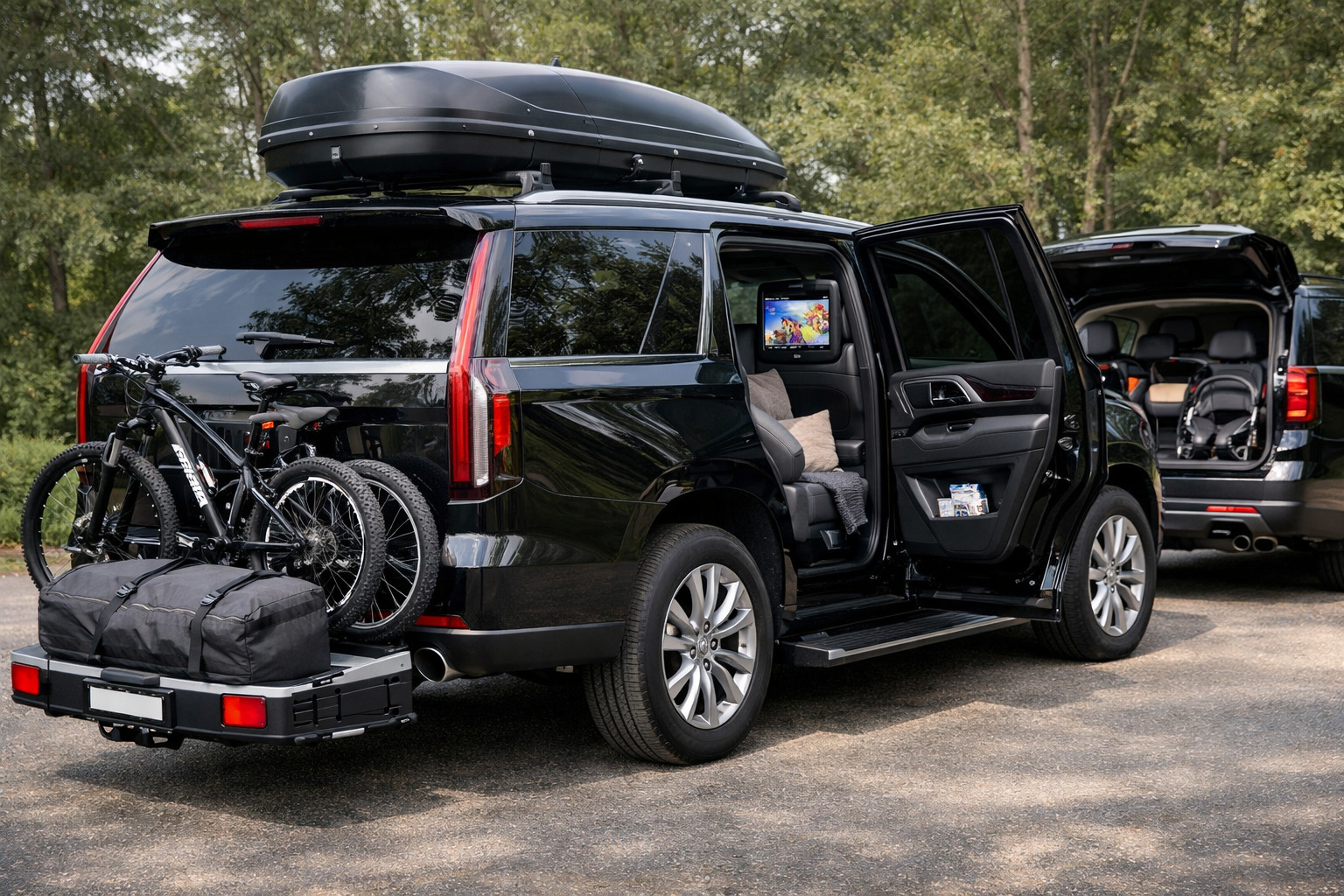 Päivityspaketti Cadillac Escalade 2020+ -malliin perhematkoille