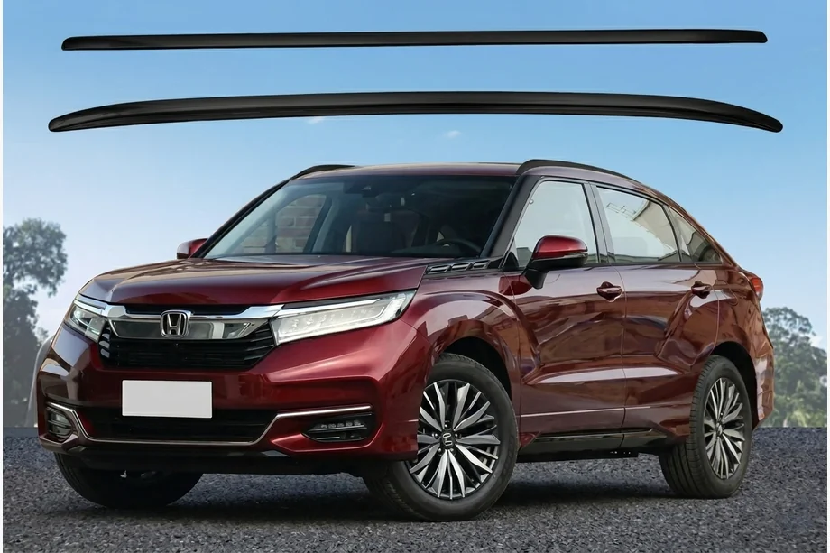 Honda UR-V 2016– Mustat OEM-kattokaiteet (alumiini) Image