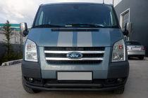 Ford Transit 2000–2014 Etusuojakaari ST014 Black (2006-2014, ruostumaton teräs) kuva 1