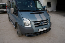 Ford Transit 2000–2014 Etusuojakaari ST014 Black (2006-2014, ruostumaton teräs) kuva 3