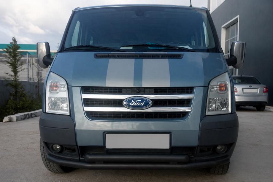 Ford Transit 2000–2014 Etusuojakaari ST014 Black (2006-2014, ruostumaton teräs) Image