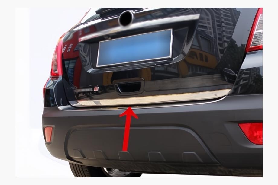 Opel Mokka 2012–2021 Takalukun reunalista (ruostumaton teräs) Image