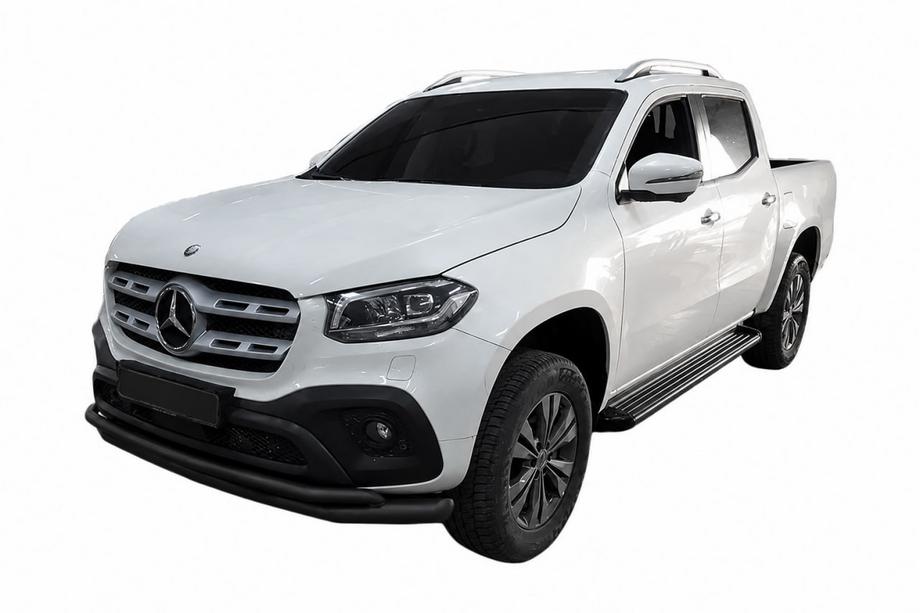 Mercedes X class 2017–2020 Etusuojakaari ST017 Black (ruostumaton teräs, 60 mm) Image