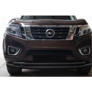 Etusuojaputki ST017 Black (ruostumaton teräs) Nissan Navara/NP300 2016–
