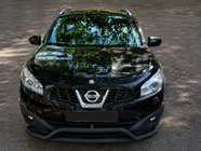 Nissan Qashqai 2010–2014 Etusuojakaari Black (ruostumaton teräs) kuva 1