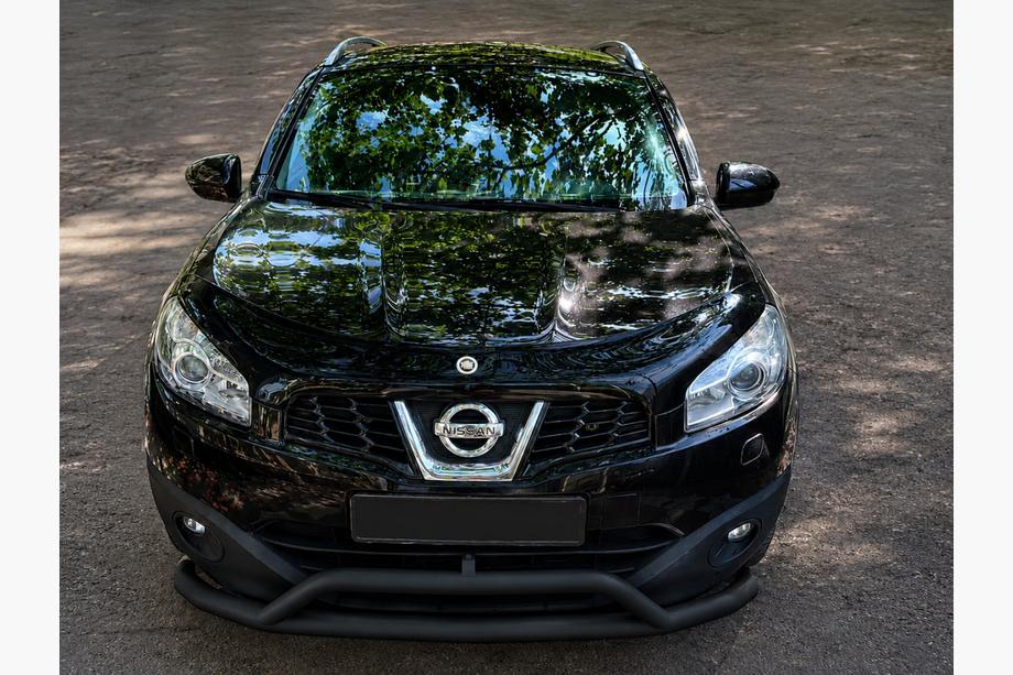 Nissan Qashqai 2010–2014 Etusuojakaari Black (ruostumaton teräs) Image