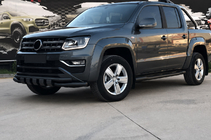 Volkswagen Amarok 2010–2022 Etusuojakaari F3-08.7 Black (ruostumaton) kuva 2