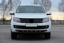Volkswagen Amarok 2010–2022 Etusuojakaari F3-08.7 Black (ruostumaton) kuva 3