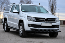 Volkswagen Amarok 2010–2022 Etusuojakaari F3-08.7 Black (ruostumaton) kuva 4