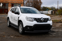 Dacia Duster 2018–2024 Etusuojakaari F3-10 Black (ruostumaton teräs) kuva 3