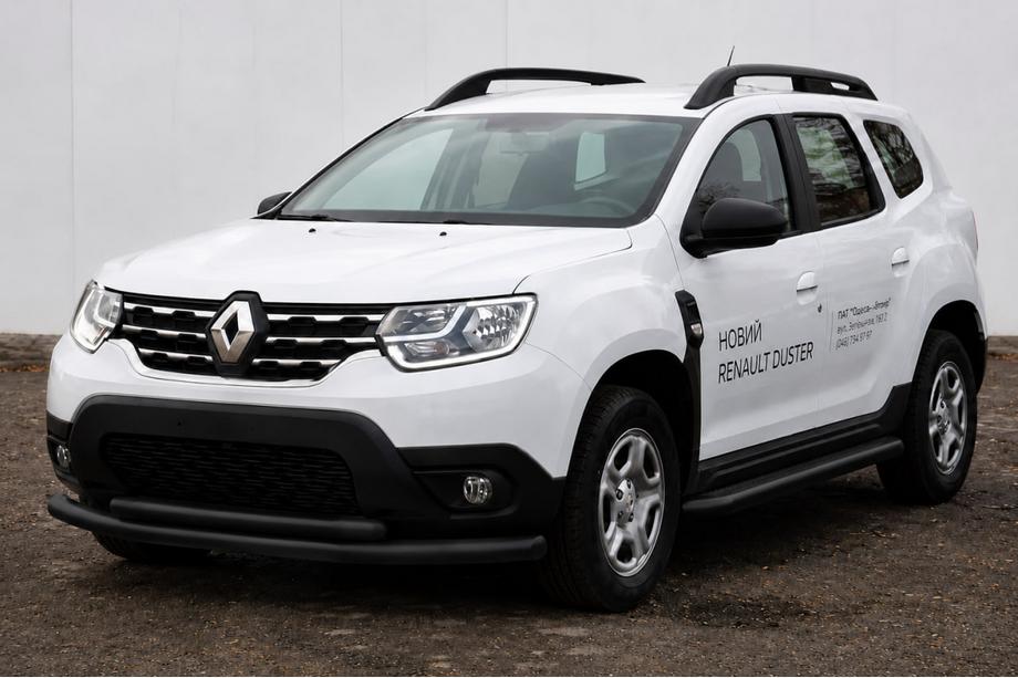 Renault Duster 2018–2024 Etusuojakaari F3-10 Black (ruostumaton teräs) Image