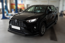 Toyota Rav 4 2019–2025 Etusuoja F3-10 Black (ruostumaton teräs) kuva 2