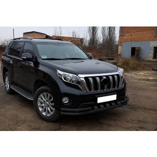 Etupuskurisuoja F3-31 Black (ruostumaton teräs) Toyota Land Cruiser Prado 150 2009–2023 kuva 3