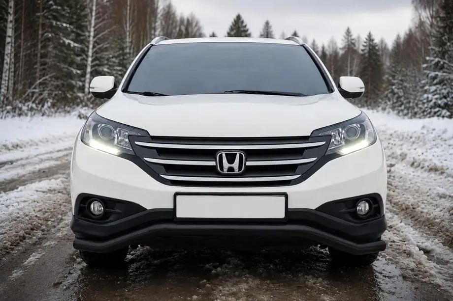 Honda CRV 2012–2016 Etupuskuri-/etuputki ST007 Black (ruostumaton teräs) Image