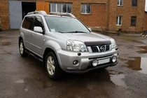 Nissan X-trail T30 2002–2007 Etusuojakaari ST007 Black (ruostumaton teräs) kuva 2