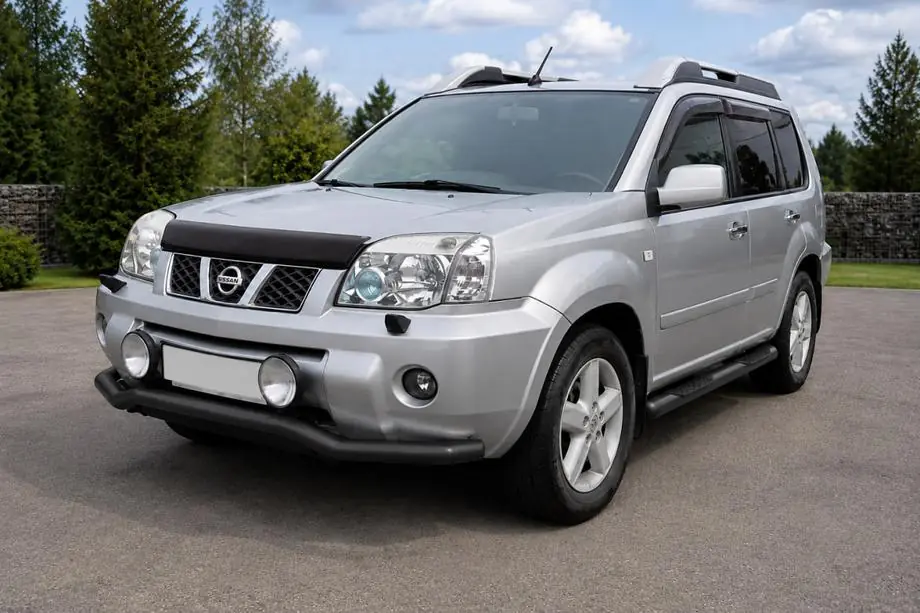 Nissan X-trail T30 2002–2007 Etusuojakaari ST007 Black (ruostumaton teräs) Image