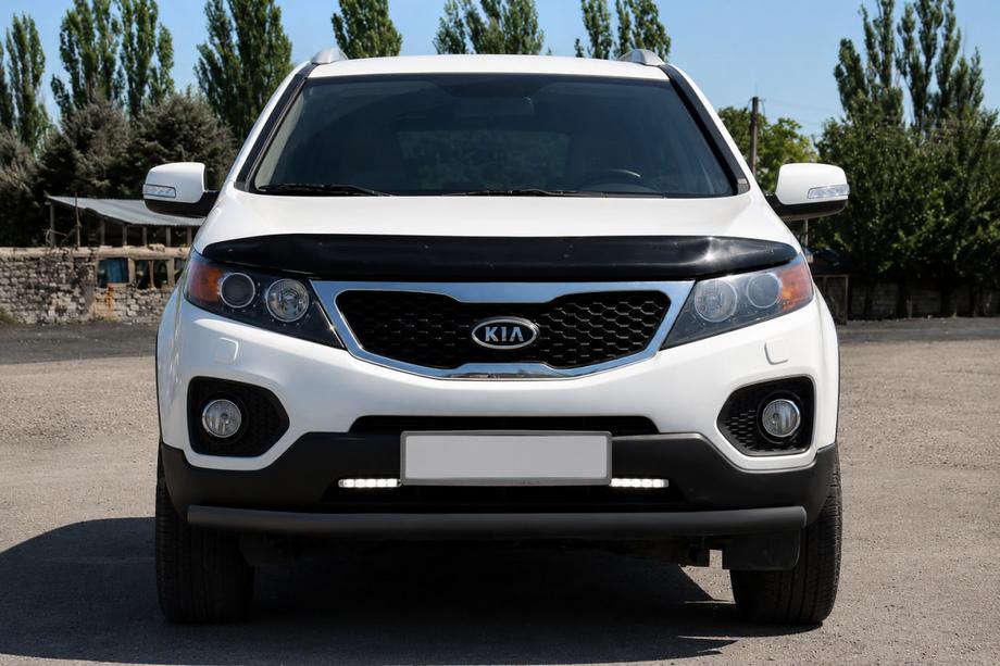 Kia Sorento II XM 2009–2014 Etusuojakaari ST008 Black (2010-2013, ruostumaton teräs) Image