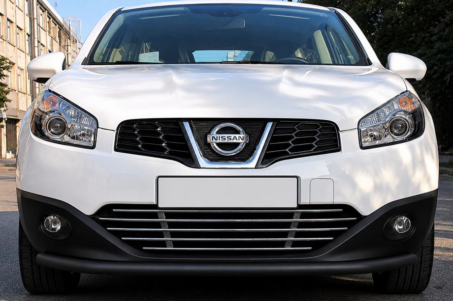 Nissan Qashqai 2014–2021 Etusuojakaari ST008 Black (2014-2017, ruostumaton) Image
