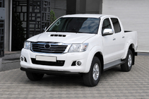 Toyota Hilux 2006–2015 Keulasuoja ST008 Black (ruostumaton teräs) kuva 3