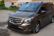 Mercedes Vito/V-class W447 2014– Keulasuoja ST008 Black (ruostumaton teräs) kuva 2